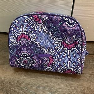 Vera Bradley Cosmetic Bag retired pattern Lilac Tapestry